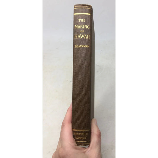 first edition hardcover book titled The Making of Hawaii: A Study in Social Evolution - unbranded - Vintage Books - A+ Stuff