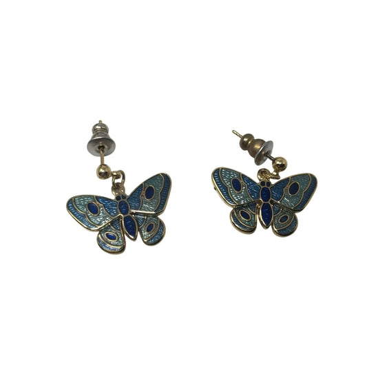Fish and Crown Vintage Beautiful Women's Butterfly Dangle Earrings - A+ Stuff - Earrings - A+ Stuff
