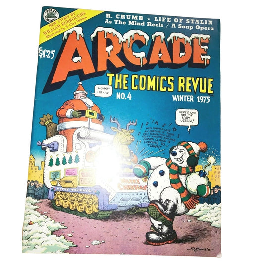 ARCADE THE COMICS REVIEW #4 1975 Robert Crumb Underground Comix Comic