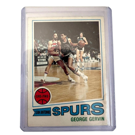 George Gervin 1977 - 78 Season Topps Basketball Trading Card - Topps - A+ Stuff