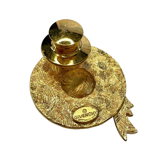Givenchy Hat Shaped Gold Plated Pin / Brooch - Givenchy - Pin / Brooch - A+ Stuff