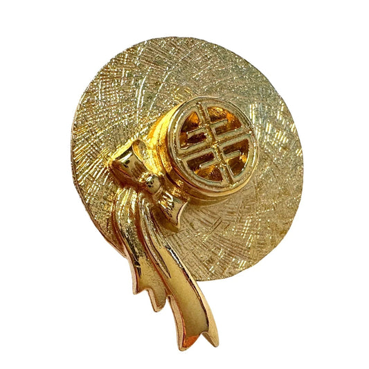 Givenchy Hat Shaped Gold Plated Pin / Brooch - Givenchy - Pin / Brooch - A+ Stuff