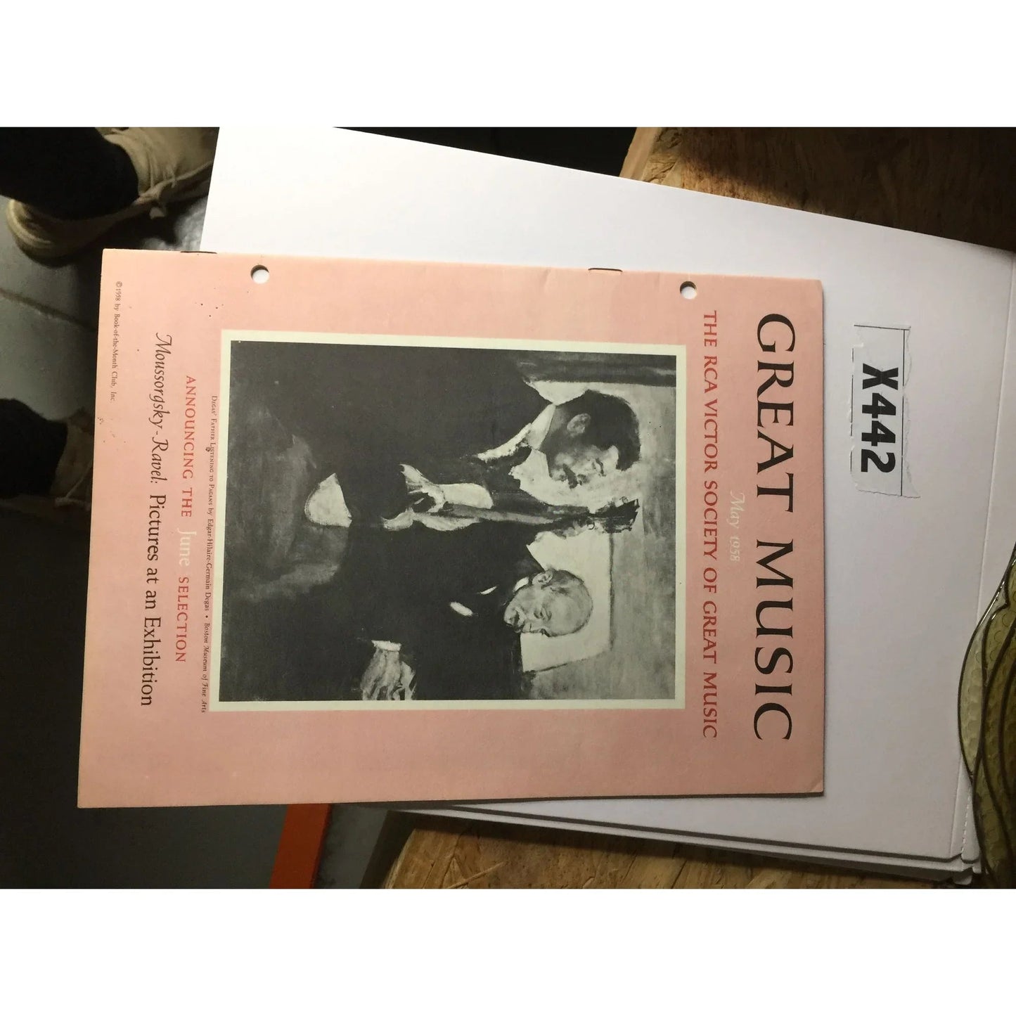 Great Music May 1958 The RCA Victor Society of Great Music - A+ Stuff - Books - A+ Stuff