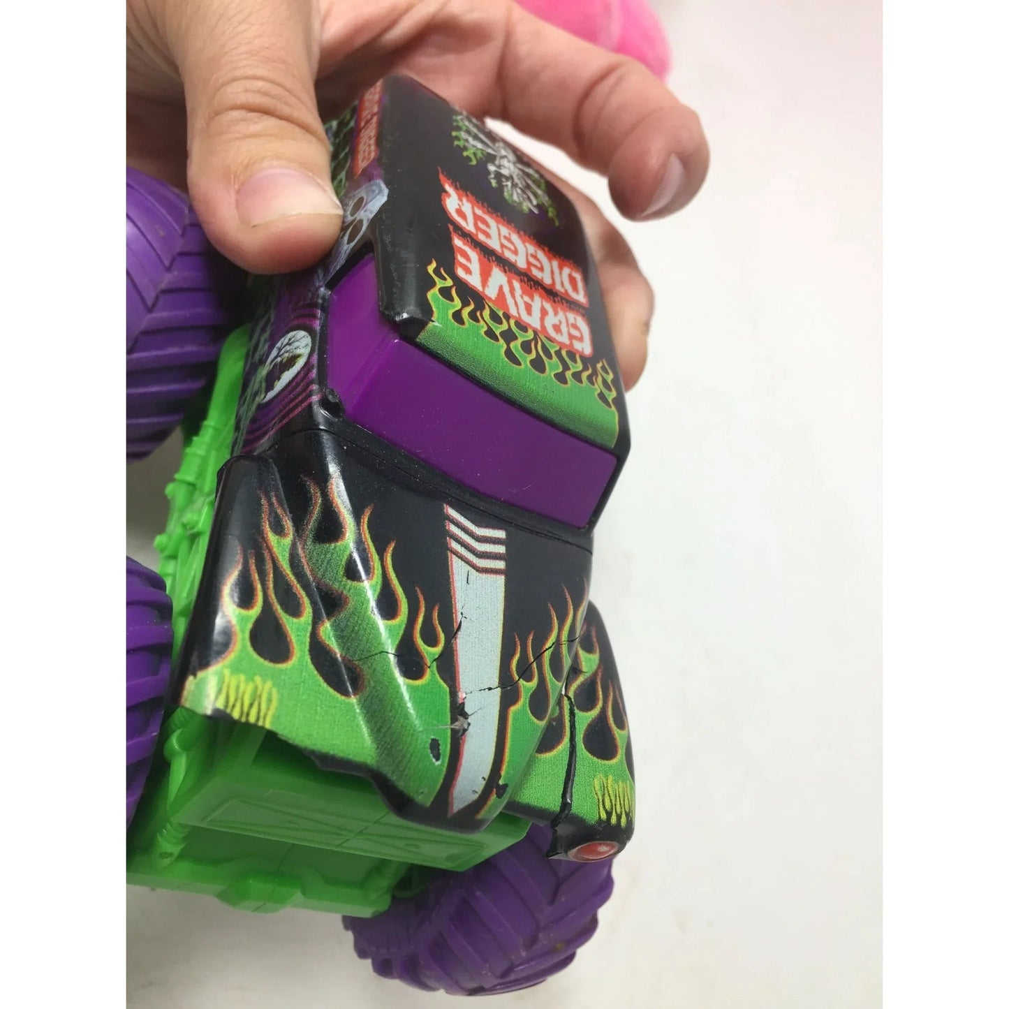 Green and Purple Grave Digger Monster Truck Toy - A+ Stuff - Toy Cars - A+ Stuff