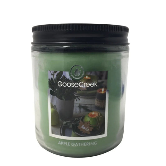 Green Goose Creek Apple Gathering Candle (7 oz) - New - goose creek - A+ Stuff