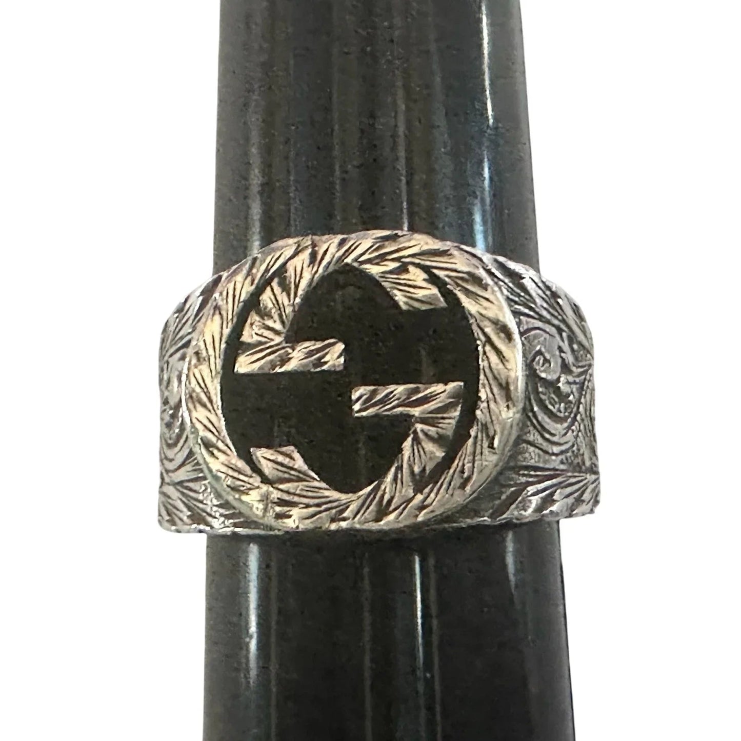 Gucci Interlocking G Arabesque Ring Sterling Silver - Gucci - Ring - A+ Stuff