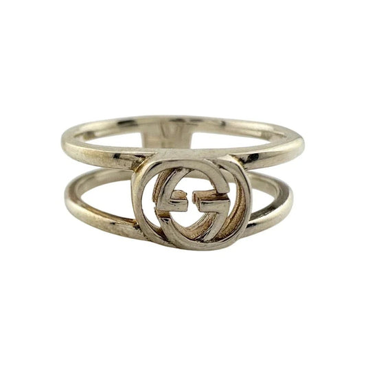 Gucci Interlocking G Open Band Ring Size 5.75 (11) - Gucci - Ring - A+ Stuff