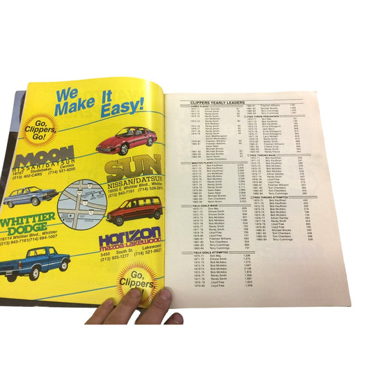 Hoop - LA Clippers - 1970s The Official NBA Program Magazine by Professional Sports Publications