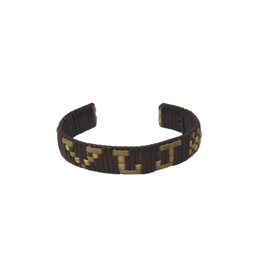 Handmade Cuff Bracelet that says VLJ on the front - A+ Stuff - Bracelet - A+ Stuff