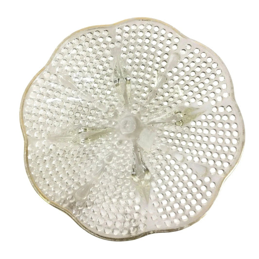 Hazel Atlas Glass Teardrop or Dot & Scalloped Pattern Candy or Relish Dish - 1940s - Hazel - Atlas - candy dish or relish dish - A+ Stuff