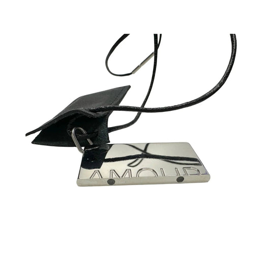 Hermes Leather Cord "AMOUR" (Top Only) Symbols Pendant - Hermès - Necklace with Pendant - A+ Stuff