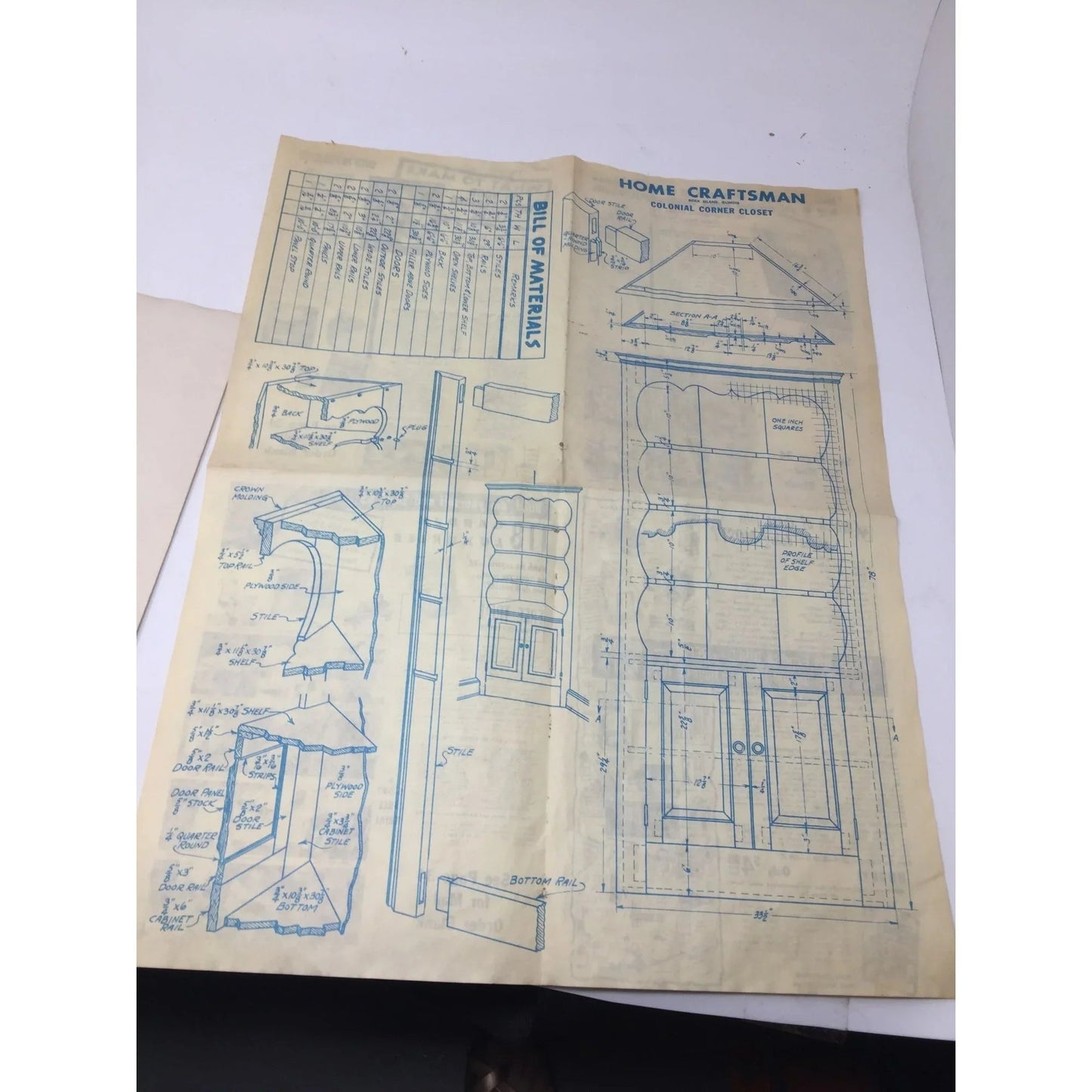 Home Craftsman Magazine Plans For Colonial Closet/Double Fireplace Wall - home craftsman - Magazines - A+ Stuff