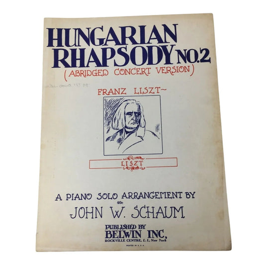 HUNGARIAN RHAPSODY NO 2 (ABRIDGED CONCERT VERSION) - A+ Stuff - sheet music - A+ Stuff