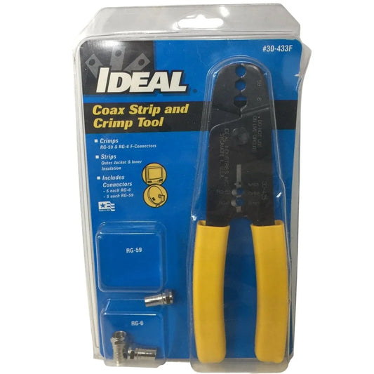 Ideal Coax Strip and Crimp tool (30 - 433F) - A+ Stuff - Tools - A+ Stuff
