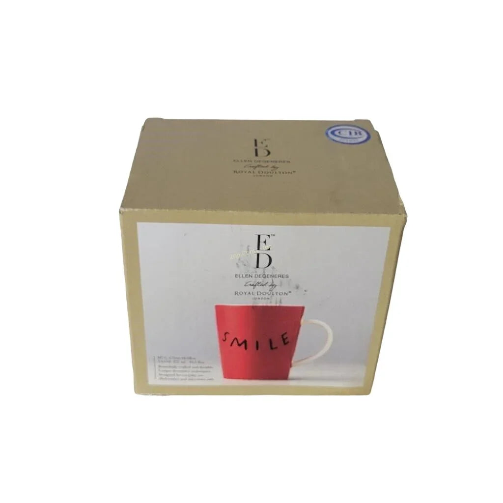 ED Ellen Degeneres Crafted By Royal Doulton London 16.5 fl oz Porcelain Mug (NIB) - A+ Stuff
