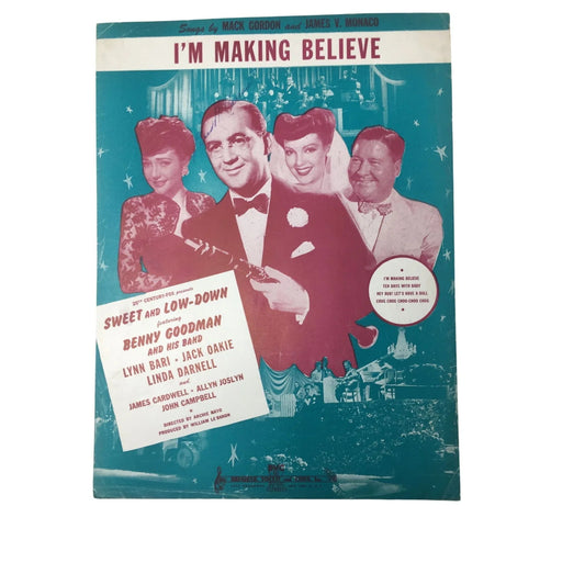 "I'm Making Believe" Vintage Piano Sheet Music - A+ Stuff - SHEET MUSIC - A+ Stuff