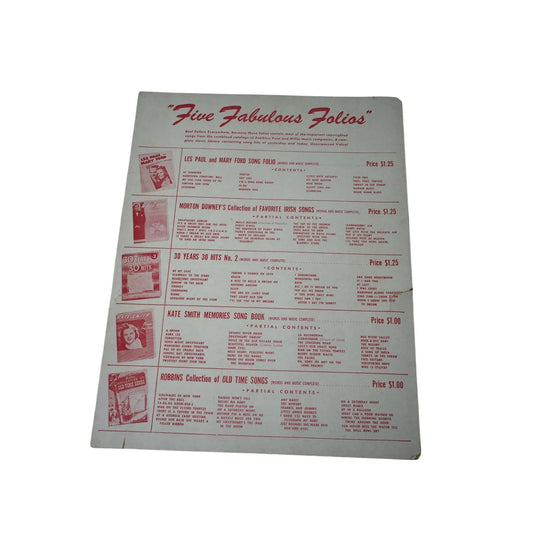 ''I'm Sitting on Top of the World'' Vintage Sheet Music - Leo Feist inc - SHEET MUSIC - A+ Stuff