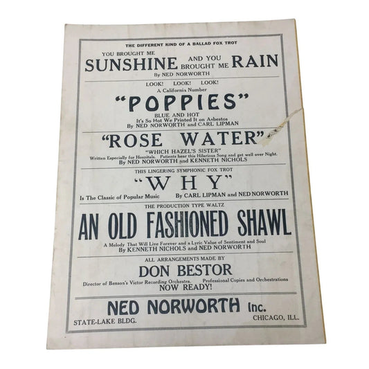 ''IN A COVERED WAGON WITH YOU'' SHEET MUSIC BOOK - A+ Stuff - SHEET MUSIC - A+ Stuff