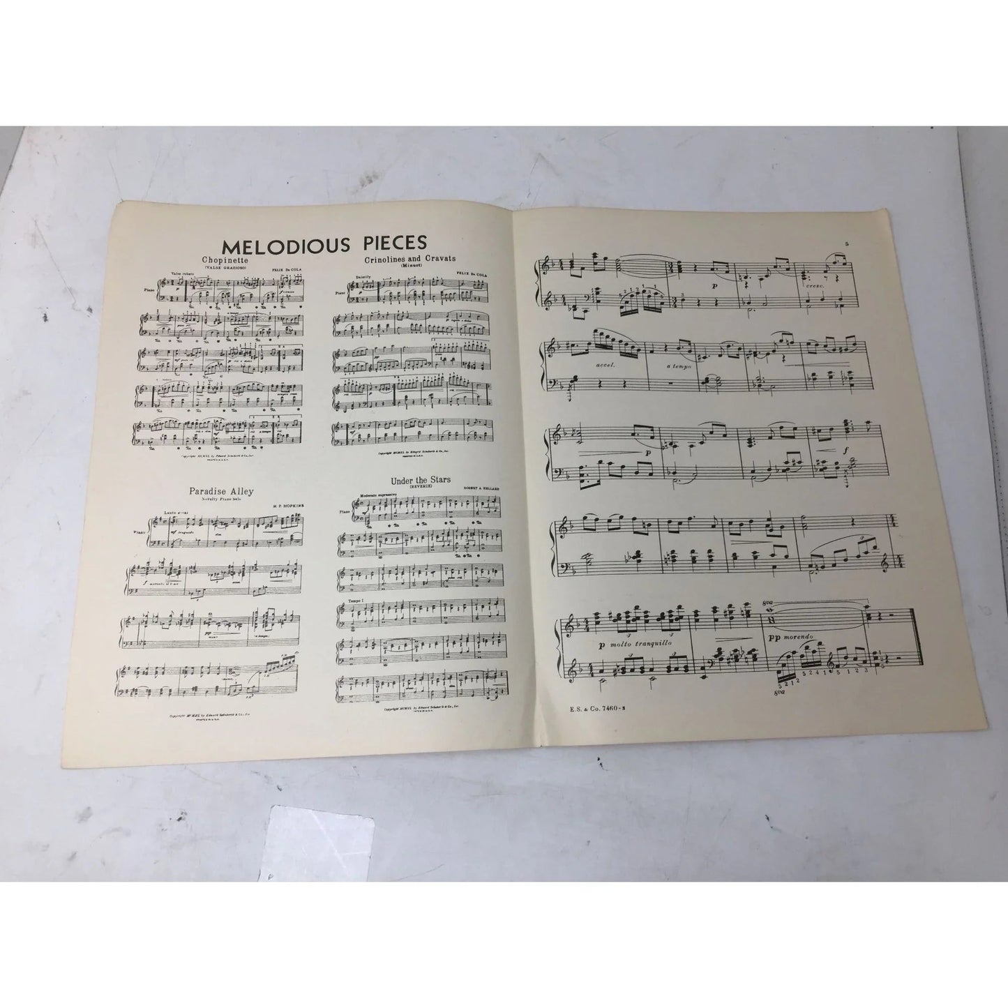 Intermezzo Souvenir De Vienne Vintage Sheet Music book - A+ Stuff - sheet music - A+ Stuff
