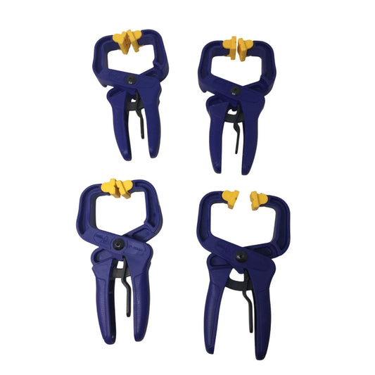 Irwin Quick Grip Blue and Yellow Hand Clamps (4) - A+ Stuff - CLAMP - A+ Stuff