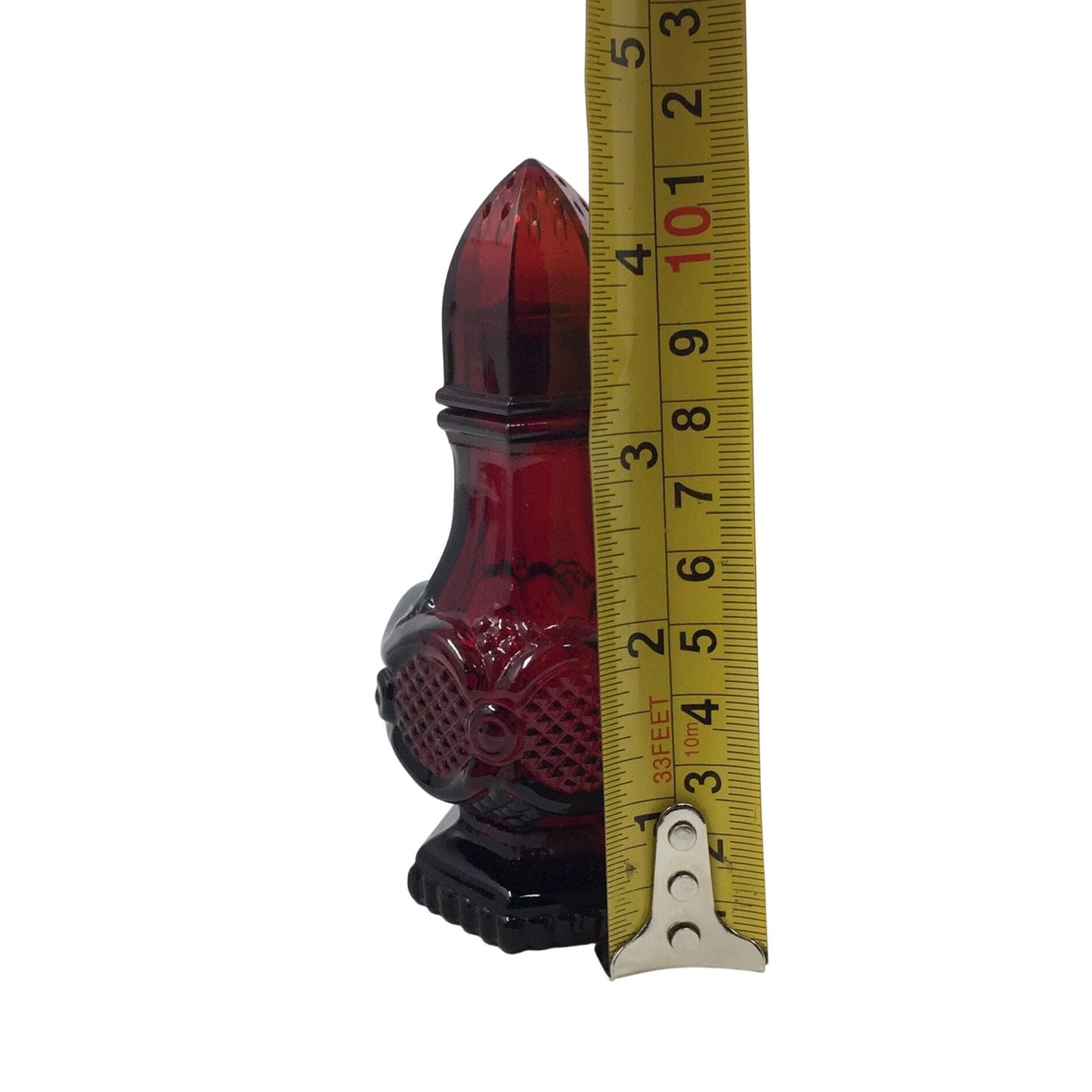 Vintage Avon 1876 Cape Cod Collection Ruby Red Glass Salt and Pepper Shaker Set Avon A+ Stuff Salt & Pepper Shakers