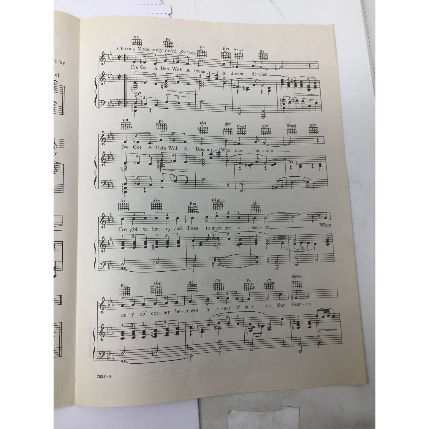 ''I've Got A Date with A Dream'' Sheet Music Book - A+ Stuff - sheet music - A+ Stuff