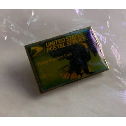 Vintage United States Postal Service Postal Payment Card Pin - Made in USA - A+ Stuff