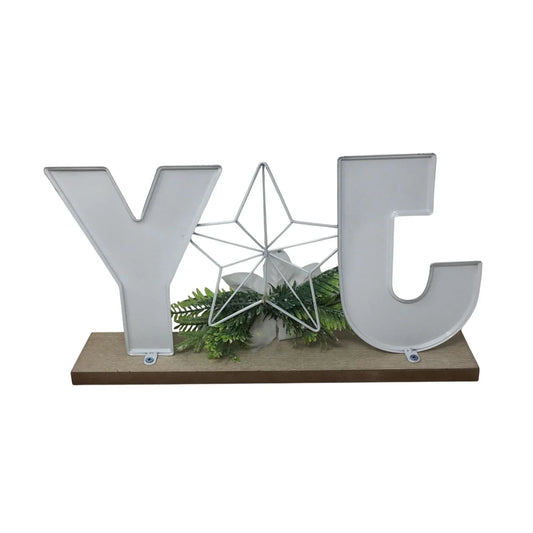 ''JOY'' Christmas Holiday Shelf Decoration/Sign - A+ Stuff - Seasonal & Holiday Decorations - A+ Stuff