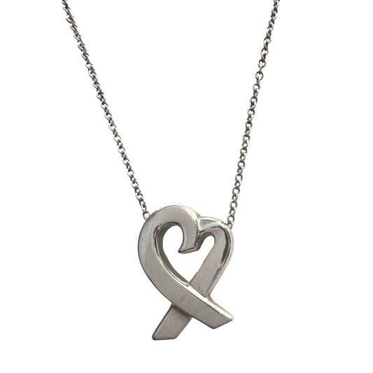 Tiffany and Co Paloma Picasso Small Loving Heart Necklace with Dust Bag Tiffany & Co A+ Stuff Pendant with Necklace