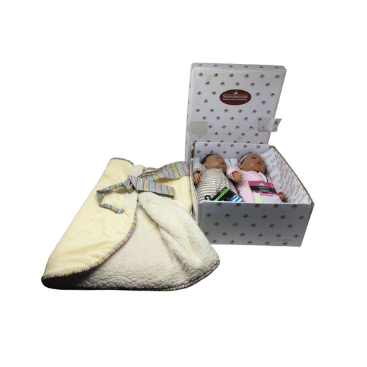 The Ashton Drake Galleries (ADG) Jada and Jayden Boy Girl Twin Baby Dolls