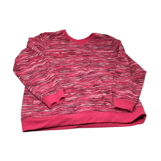 KAREN SCOTT (KS) SPORT Womens Long Sleeved Pink Top Size XXL (2X) - KAREN SCOTT-Shirts & Tops - A+ Stuff