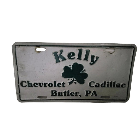 Kelly Chevrolet Cadillac Butler, PA Silver License Plate - A+ Stuff - Auto Part - A+ Stuff
