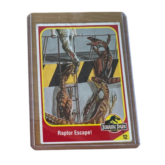 Kenner ''Raptor Escape!'' Jurassic Park 12 Collectible Trading Card - kenner - Collectible Trading Cards - A+ Stuff