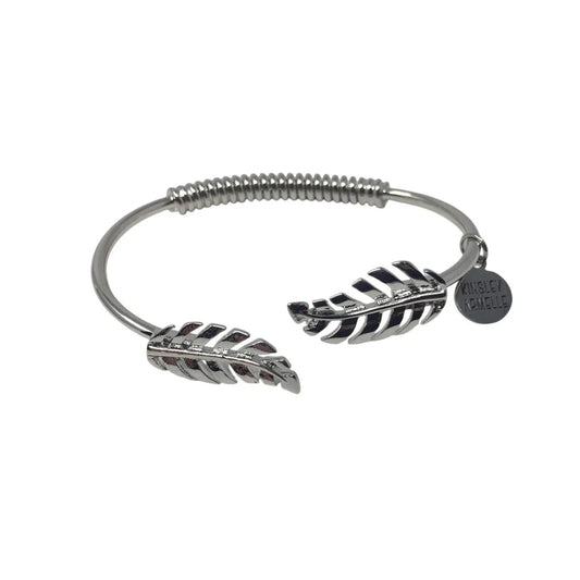 Kinsley Armelle Laurel Leaf Bracelet - Silver Ion Plated - Kinsley Armelle - Bracelet - A+ Stuff