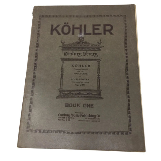 Kohler Practical Method for the Pianoforte by Louis Kohler - A+ Stuff - SHEET MUSIC - A+ Stuff
