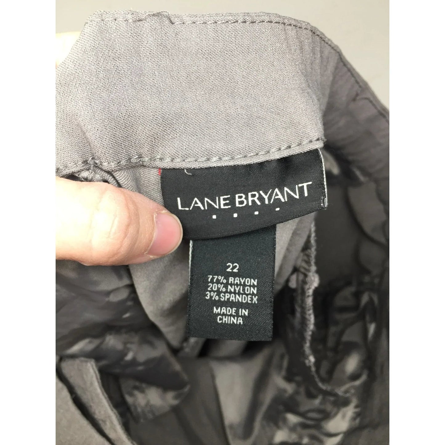 LANE BRYANT WOMENS GRAY PANTS SIZE 22 - LANE BRYANT - Pants - A+ Stuff