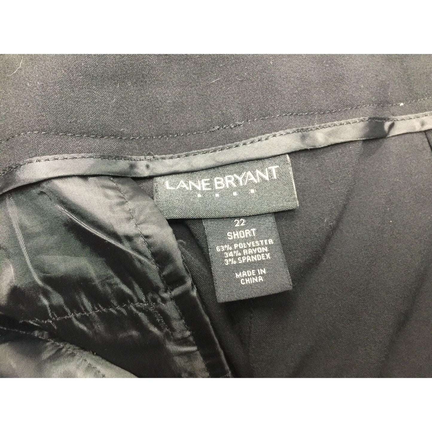 LANE BYRANT WOMENS SIZE 22 SHORT BLACK DRESS PANTS - LANE BRYANT - Pants - A+ Stuff