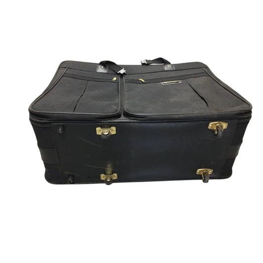Large Black Samsonite Suitcase with wheels on it - samsonite - Luggage & Bags - A+ Stuff