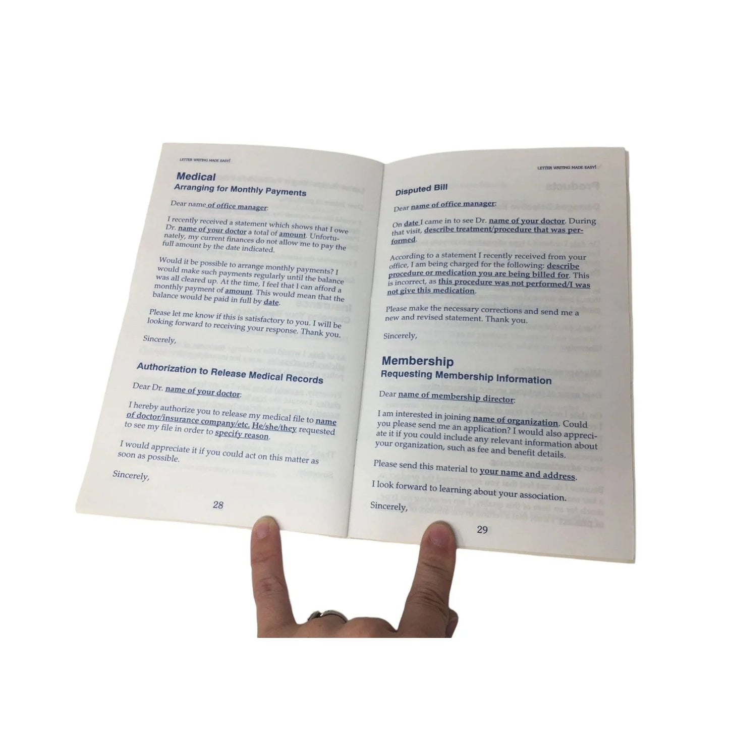 LETTER WRITING MADE EASY SAMPLE LETTERS FOR 50 COMMON OCCASIONS - A+ Stuff - Books - A+ Stuff