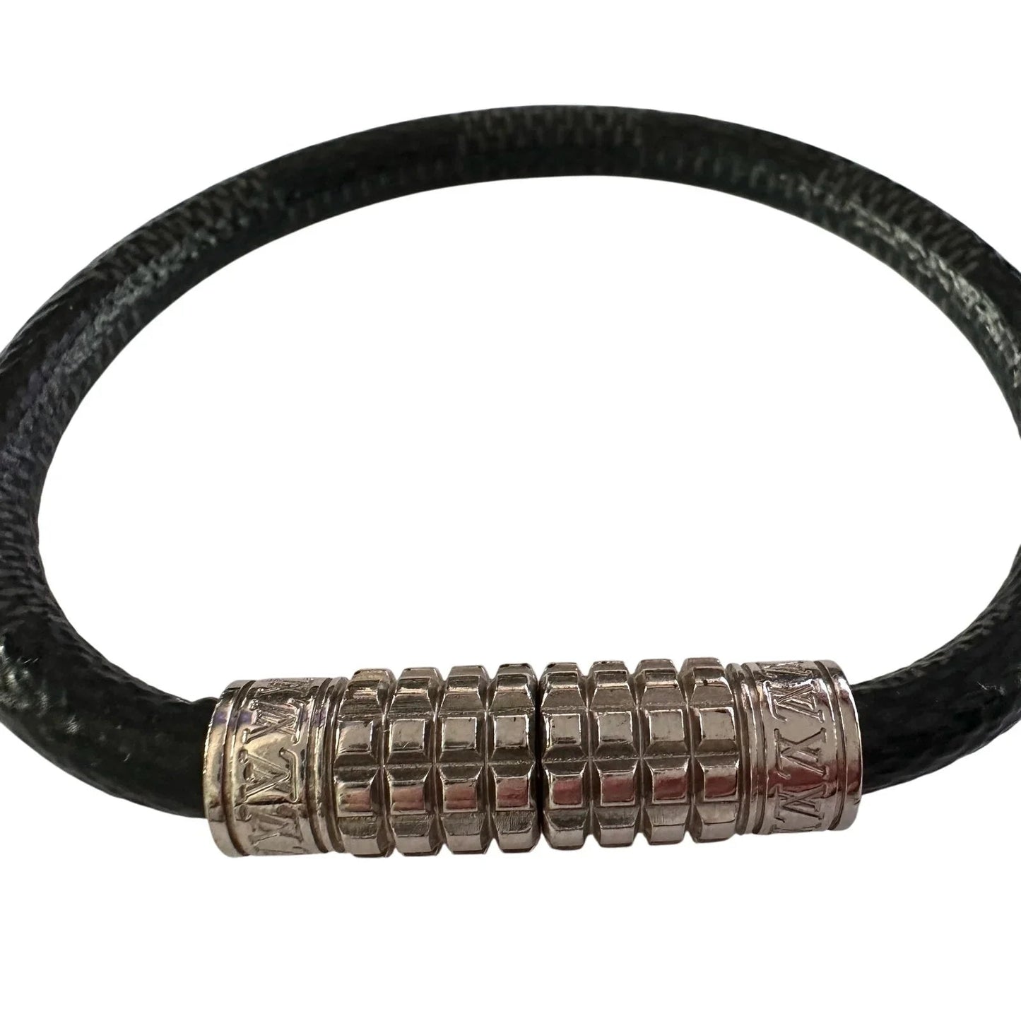 Louis Vuitton Digit Damier Graphite Canvas Bracelet - Louis Vuitton - Bracelet - A+ Stuff