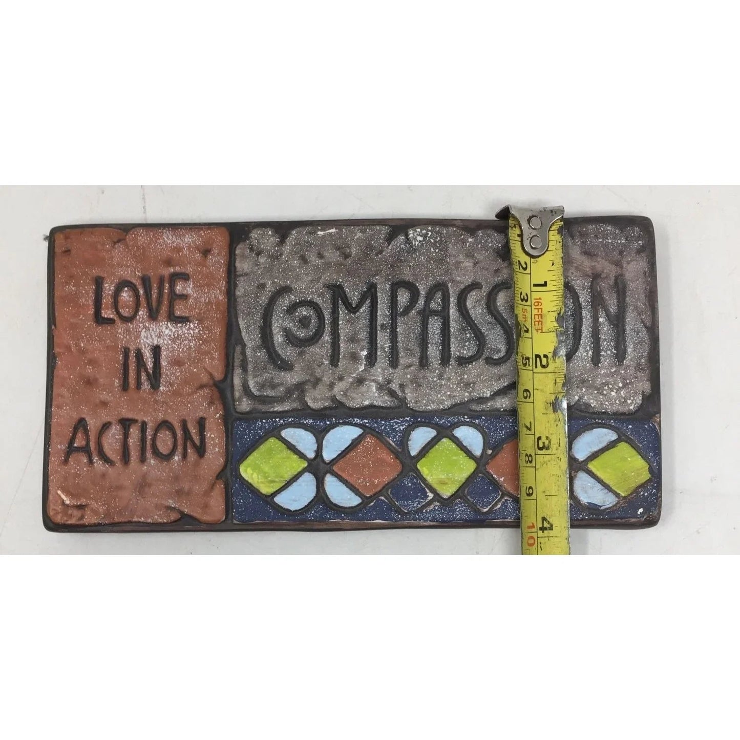 ''Love in Action Compassion'' Colorful Garden Stone - A+ Stuff - Decor - A+ Stuff