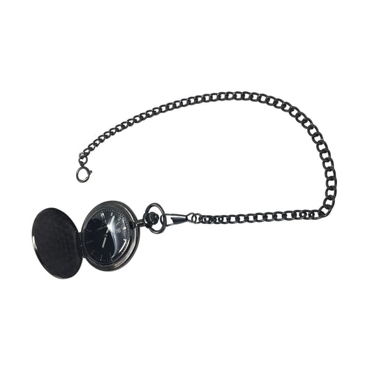 Men's James Michael (JM) Black/Silver Tone Pocket Watch - James Michael - pocketwatch - A+ Stuff