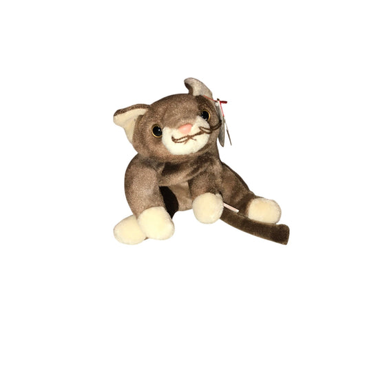 Vintage 1997 Pounce the Cat Beanie Baby TY Beanie Baby A+ Stuff Plush Toys / Stuffed Animals
