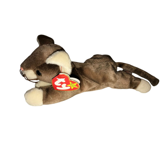 Vintage 1997 Pounce the Cat Beanie Baby TY Beanie Baby A+ Stuff Plush Toys / Stuffed Animals