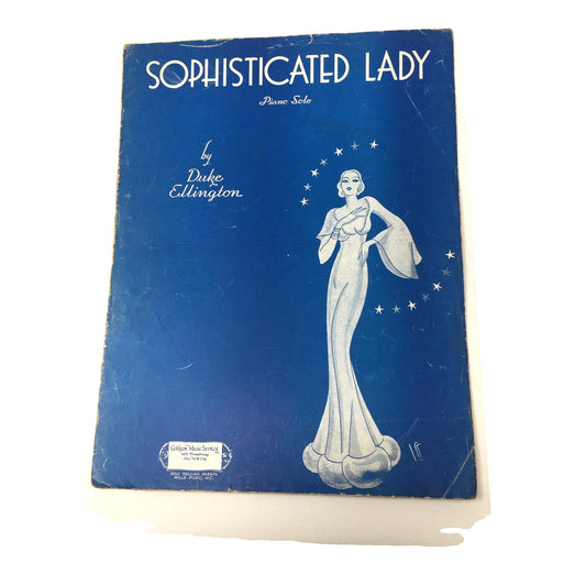 Vintage 'Sophisticated Lady' Sheet Music - A+ Stuff