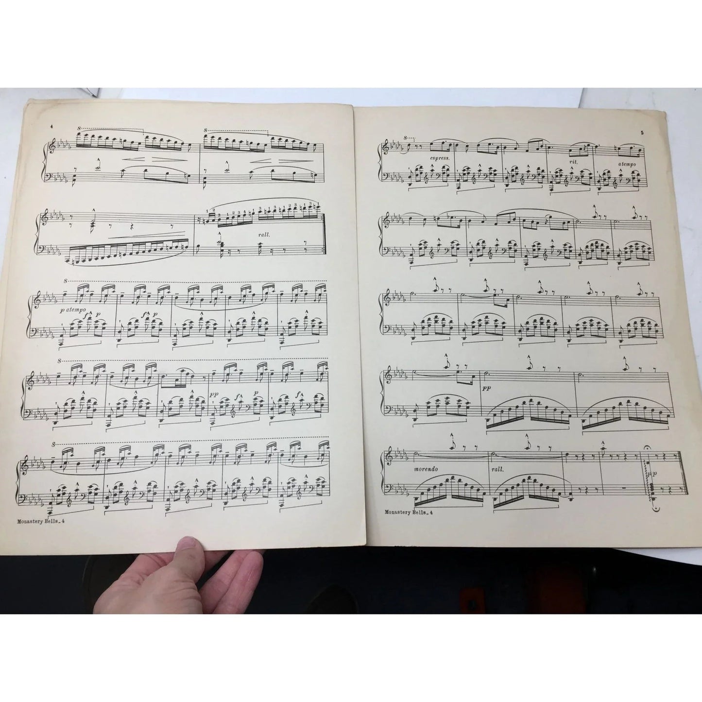 ''MONASTERY BELLS'' BY LEFEBURE WELY (Unexcelled edition) - A+ Stuff - SHEET MUSIC - A+ Stuff