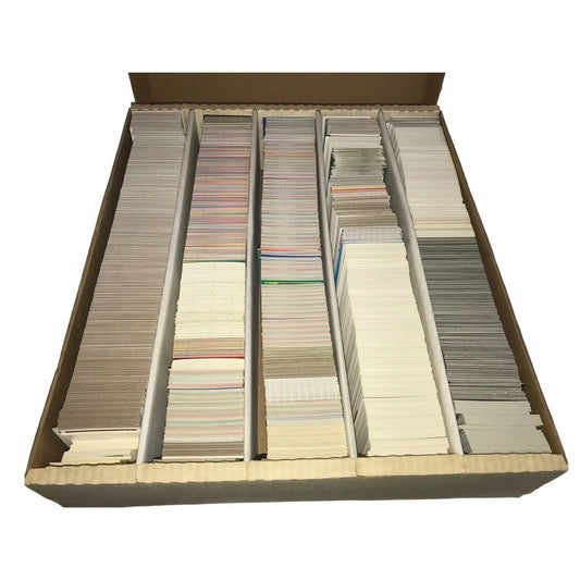 Monster Box of Baseball Cards (5000 card capacity for box) - Mostly 1980's - 90s Various Sports - Various - A+ Stuff