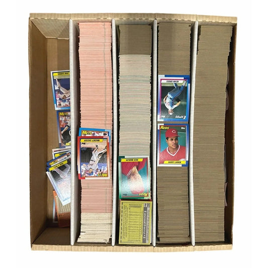 Monster Box of Trading Cards (5000 card capacity for box) - Mostly 90s Baseball - Topps, Donruss - A+ Stuff