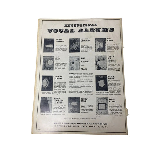 More Remick Hits Through The Years Vintage Sheet Music Book - A+ Stuff - SHEET MUSIC - A+ Stuff