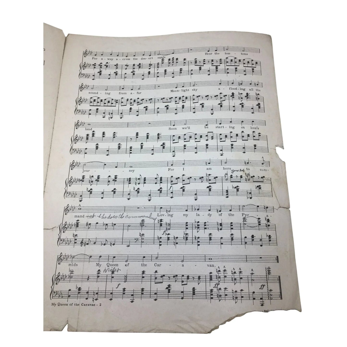 ''My Queen of the Caravan (An Egyptian Love Song)'' Sheet music - A+ Stuff - SHEET MUSIC - A+ Stuff